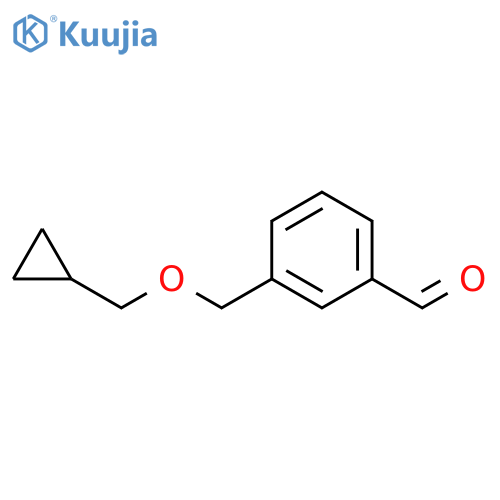 3-(cyclopropylmethoxymethyl)benzaldehyde structure
