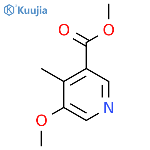 Methyl 5-Methoxy-4-methylpyridine-3-carboxylate structure