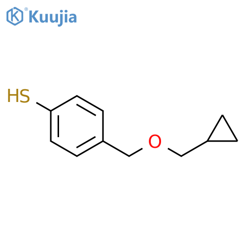 4-(cyclopropylmethoxymethyl)benzenethiol structure