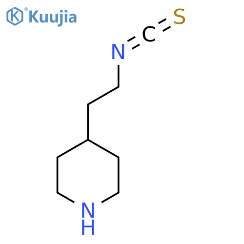 4-(2-Isothiocyanatoethyl)piperidine structure
