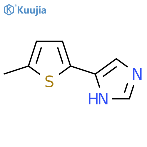 4-(5-methylthiophen-2-yl)-1H-imidazole structure