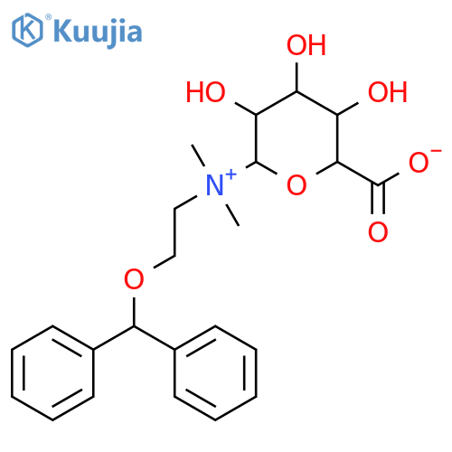 Diphenhydramine N-b-D-Glucuronide structure