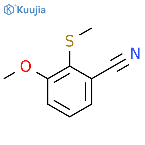 3-Methoxy-2-(methylthio)benZonitrile structure