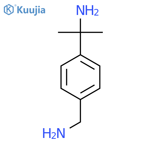 2-[4-(Aminomethyl)phenyl]propan-2-amine structure