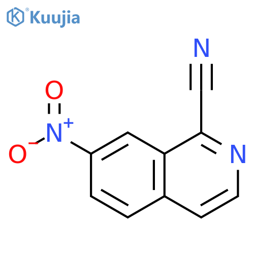 7-nitroisoquinoline-1-carbonitrile structure