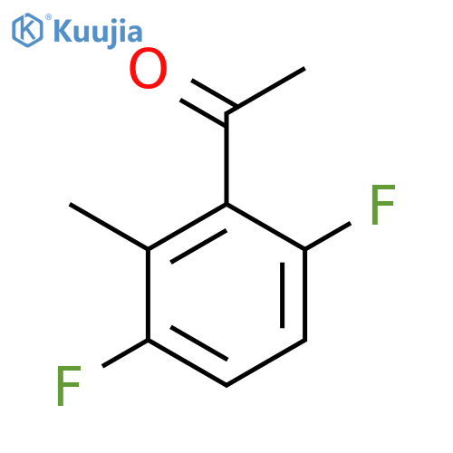 3',6'-Difluoro-2'-methylacetophenone structure