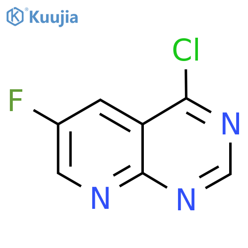 4-Chloro-6-fluoropyrido[2,3-d]pyrimidine structure