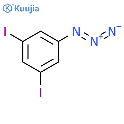 Benzene, 1-azido-3,5-diiodo- structure