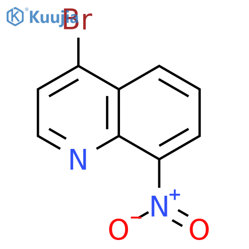 4-bromo-8-nitro-quinoline structure