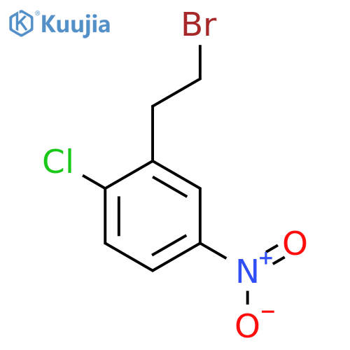 2-(2-bromoethyl)-1-chloro-4-nitrobenzene structure