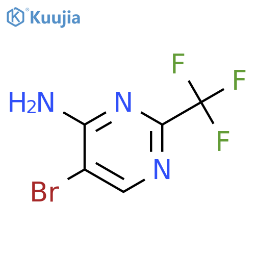 5-Bromo-2-(trifluoromethyl)pyrimidin-4-amine structure