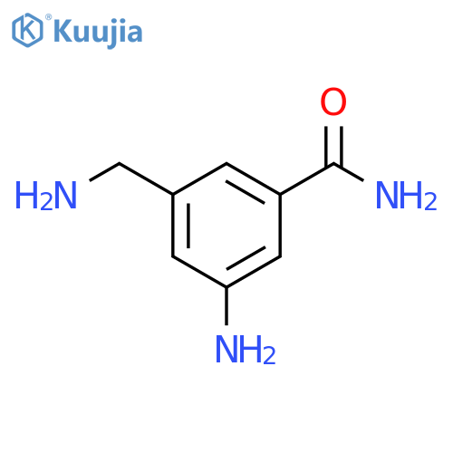 3-amino-5-(aminomethyl)benzamide structure