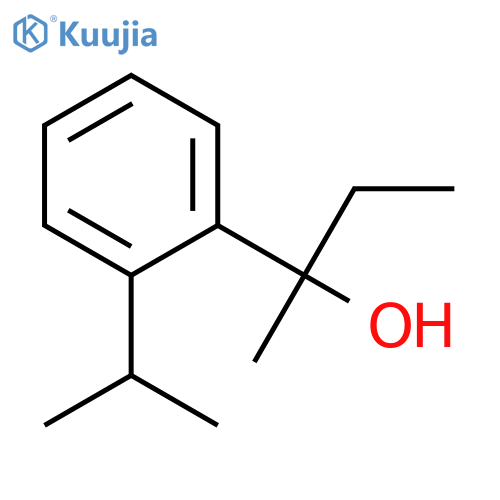 2-(2-propan-2-ylphenyl)butan-2-ol structure