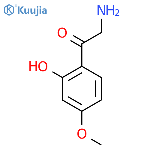 2-amino-1-(2-hydroxy-4-methoxyphenyl)ethan-1-one structure
