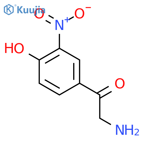 2-Amino-1-(4-hydroxy-3-nitrophenyl)ethan-1-one structure