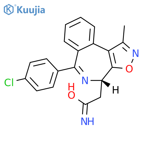 2-[(4R)-6-(4-Chlorophenyl)-1-methyl-4H-[1,2]oxazolo[5,4-d][2]benzazepin-4-yl]acetamide structure