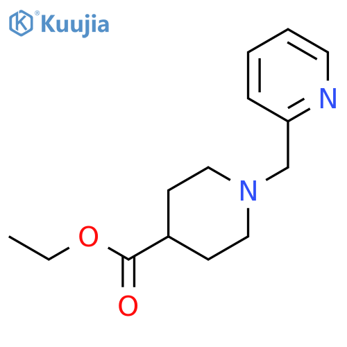 Ethyl 1-(pyridin-2-ylmethyl)piperidine-4-carboxylate structure