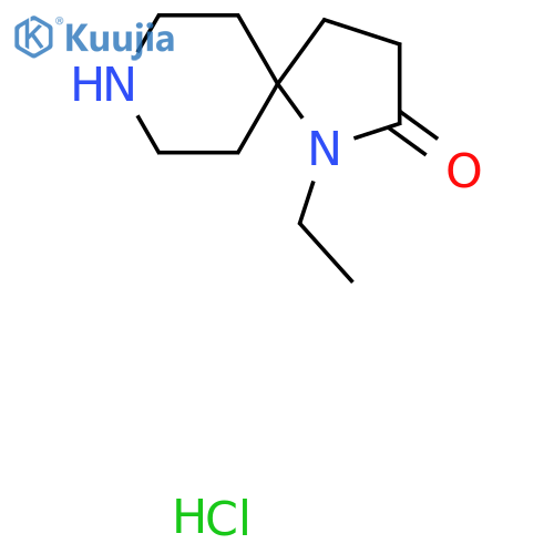 1-Ethyl-1,8-diazaspiro[4.5]decan-2-one hydrochloride structure