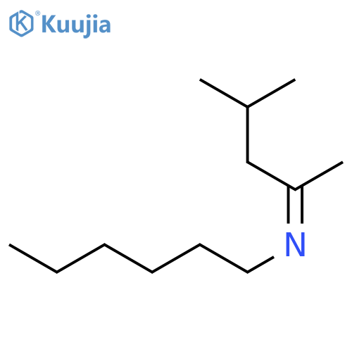 1-Hexanamine, N-(1,3-dimethylbutylidene)- structure