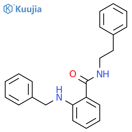 2-(Benzylamino)-N-phenethylbenzamide structure