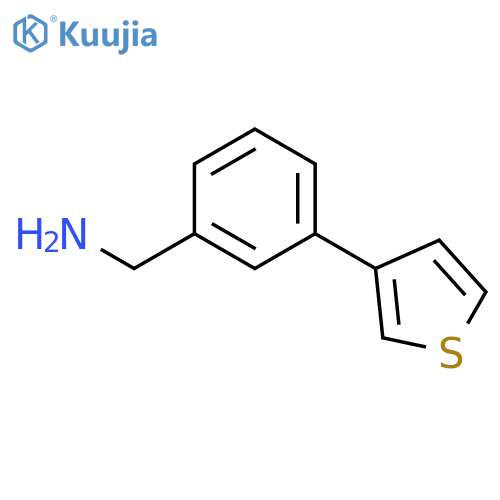 [3-(thiophen-3-yl)phenyl]methanamine structure