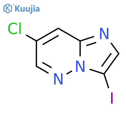 7-chloro-3-iodo-imidazo[1,2-b]pyridazine structure