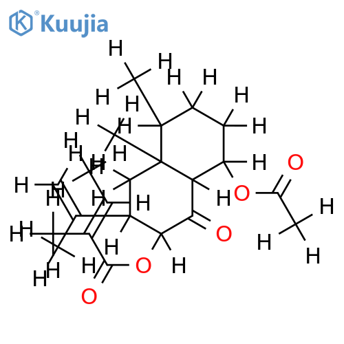 1alpha-acetoxy-8alpha-angeloyloxy-10alphaH-eremophil-11(13)-en-9-one structure
