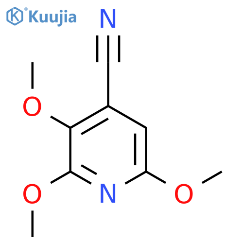 2,3,6-Trimethoxyisonicotinonitrile structure