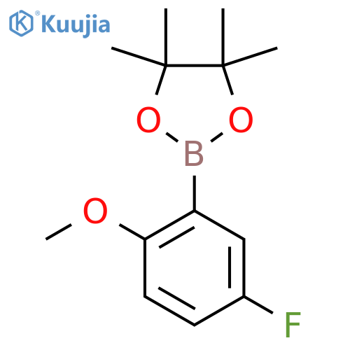5-Fluoro-2-methoxyphenylboronic Acid Pinacol Ester structure
