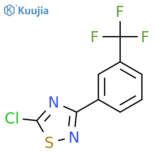 1,2,4-Thiadiazole, 5-chloro-3-[3-(trifluoromethyl)phenyl]- structure