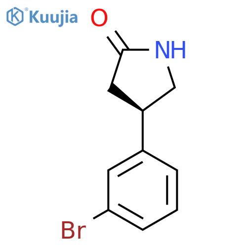 (R)-4-(3-Bromophenyl)pyrrolidin-2-one structure