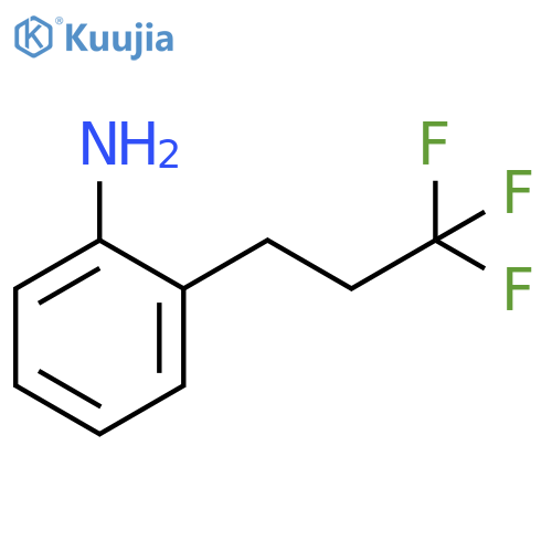 2-(3,3,3-trifluoropropyl)aniline structure