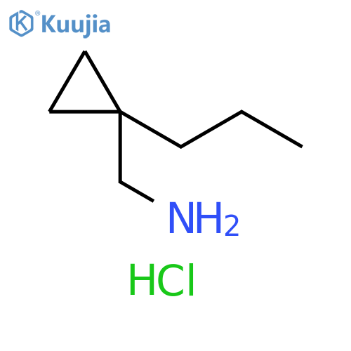 (1-propylcyclopropyl)methanamine hydrochloride structure