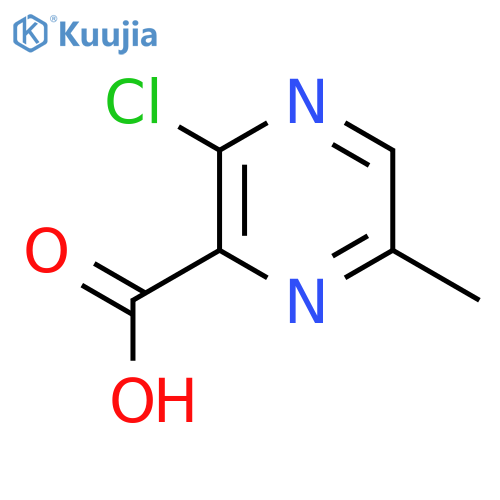 3-Chloro-6-methylpyrazine-2-carboxylic acid structure