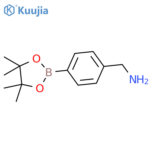 4-Aminomethylphenylboronic acid, pinacol ester structure