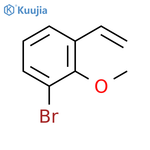 1-Bromo-3-ethenyl-2-methoxybenzene structure