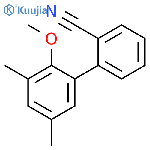 [1,1'-BIPHENYL]-2-CARBONITRILE, 2'-METHOXY-3',5'-DIMETHYL- structure