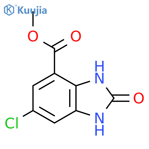 Methyl 6-chloro-2-oxo-2,3-dihydro-1H-benzo[d]imidazole-4-carboxylate structure