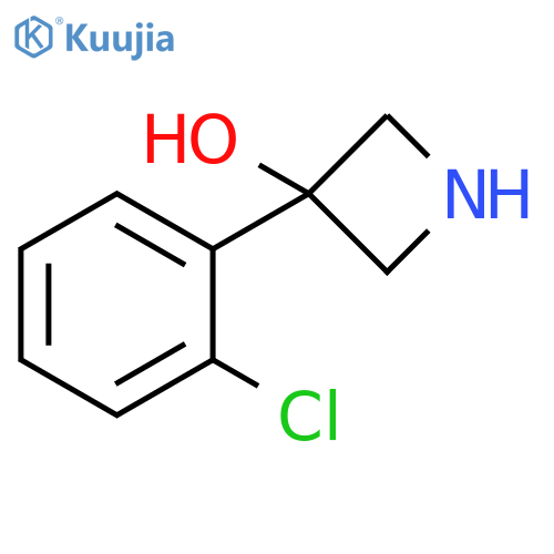 3-(2-chlorophenyl)azetidin-3-ol structure