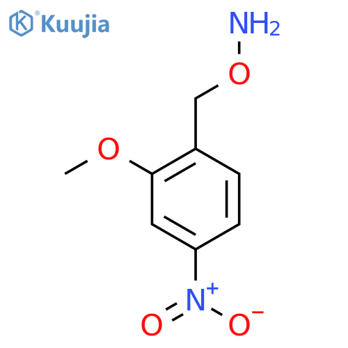 O-(2-methoxy-4-nitrophenyl)methylhydroxylamine structure