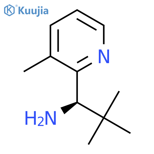 (1R)-2,2-DIMETHYL-1-(3-METHYL(2-PYRIDYL))PROPYLAMINE structure