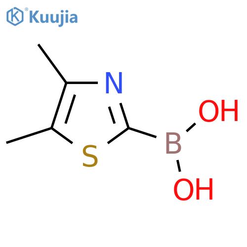 (4,5-Dimethyl-1,3-thiazol-2-yl)boronic acid structure