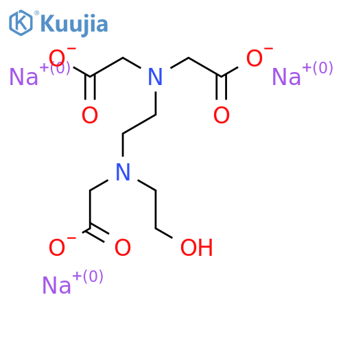 N-(2-Hydroxyethyl)ethylenediamine-N,N',N'-triacetic Acid Trisodium Salt structure