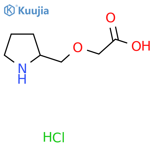 (2-Pyrrolidinylmethoxy)acetic acid hydrochloride structure