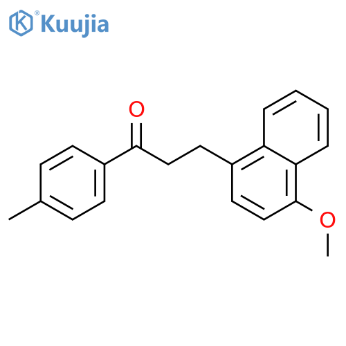 1-(4-Methylphenyl)-3-(1-(4-methoxynaphthalenyl))-1-propanone structure