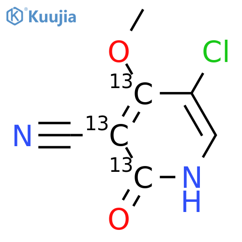 3-Cyano Gimeracil-13C3 Methyl Ether structure