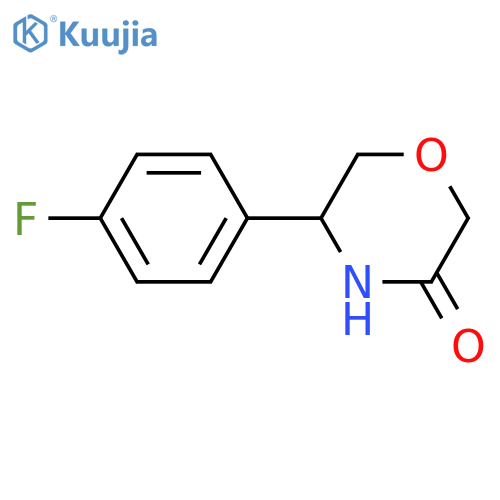 3-Morpholinone, 5-(4-fluorophenyl)- structure