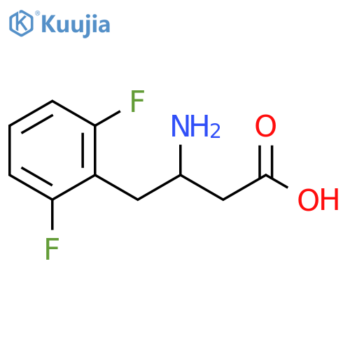 3-Amino-4-(2,6-difluorophenyl)butyricAcid structure