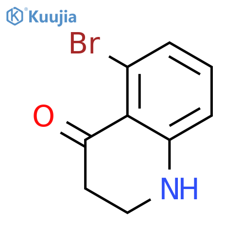 5-bromo-2,3-dihydro-1H-quinolin-4-one structure