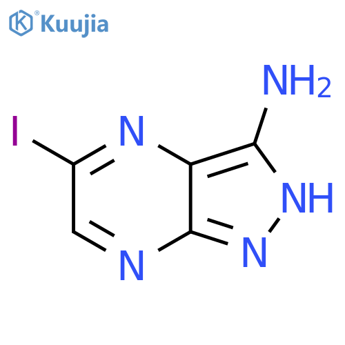 5-Iodo-1H-pyrazolo[3,4-b]pyrazin-3-amine structure